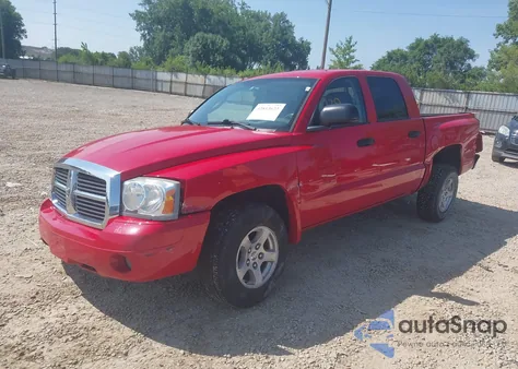 2007 Dodge Dakota Slt z USA, uszkodzony, nr VIN 1D7HW48P47S241350